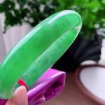 满绿正圈手镯